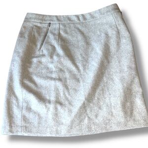 SD Collection Gray A-line Mini Skirt Casual business preppy